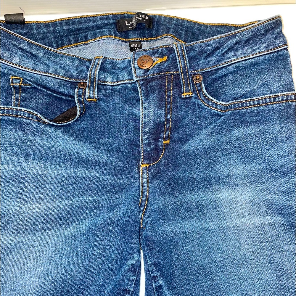 bebe skinny leg stretch jean